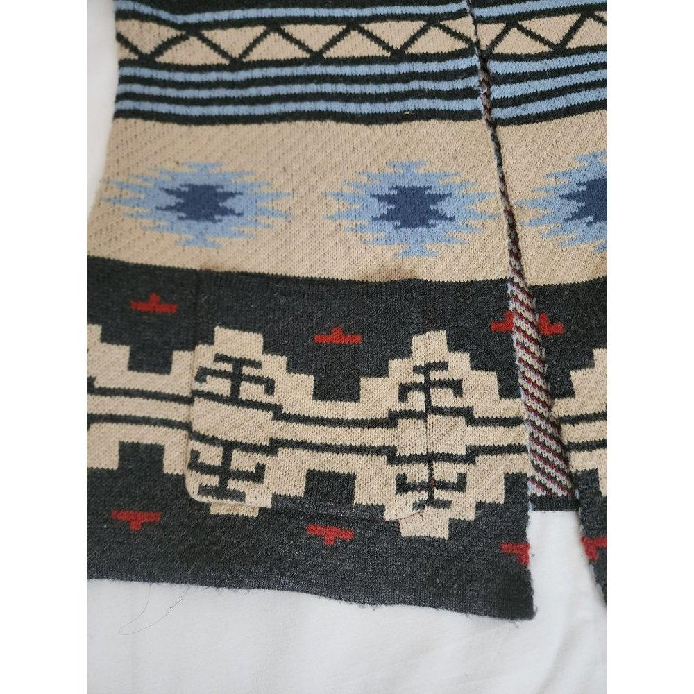 Telluride Clothing Company Women's Fair Isle Open Front Jacket Cardigan Medium - Picture 4 of 10